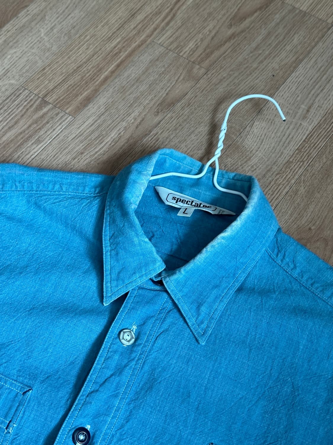 스펙테이터 샴브레이셔츠127C-005<WORK SHIRT C> 상품이미지3