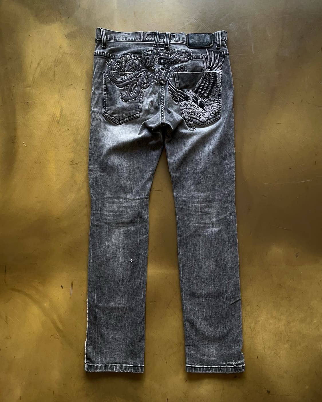 2000s Cloud 72 Skull Studed Denim Pants 상품이미지8