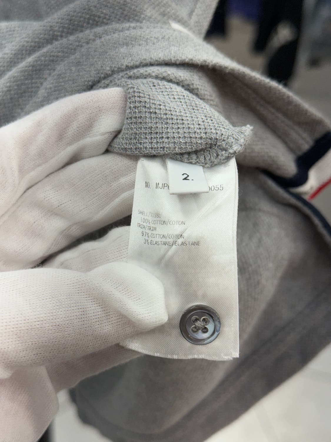 [2] 톰브라운 백삼선 PK 반팔티 상품이미지7