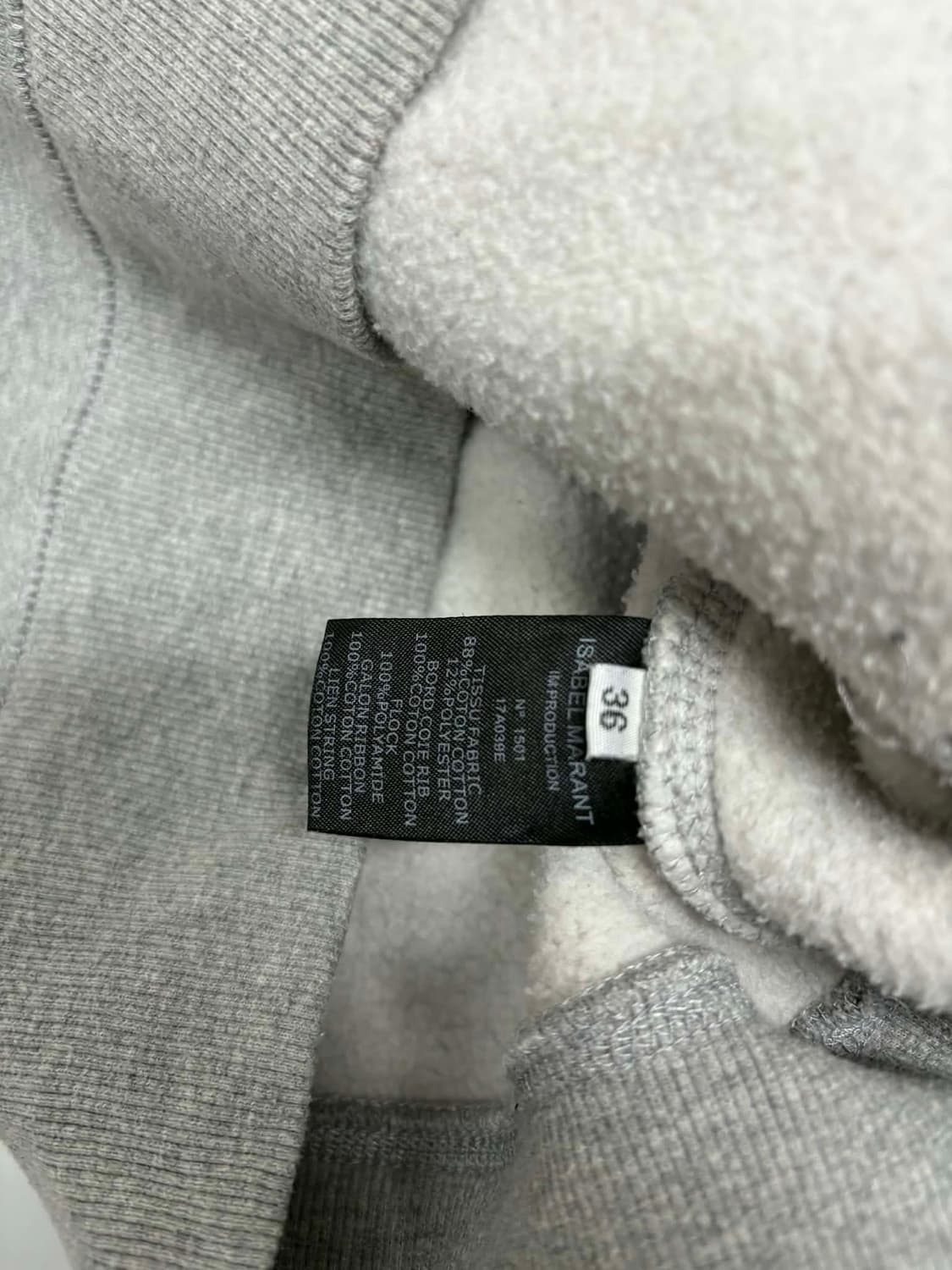 [36] 이자벨마랑 에뚜왈 마일리 그레이 후드티 스웻셔츠 상품이미지4