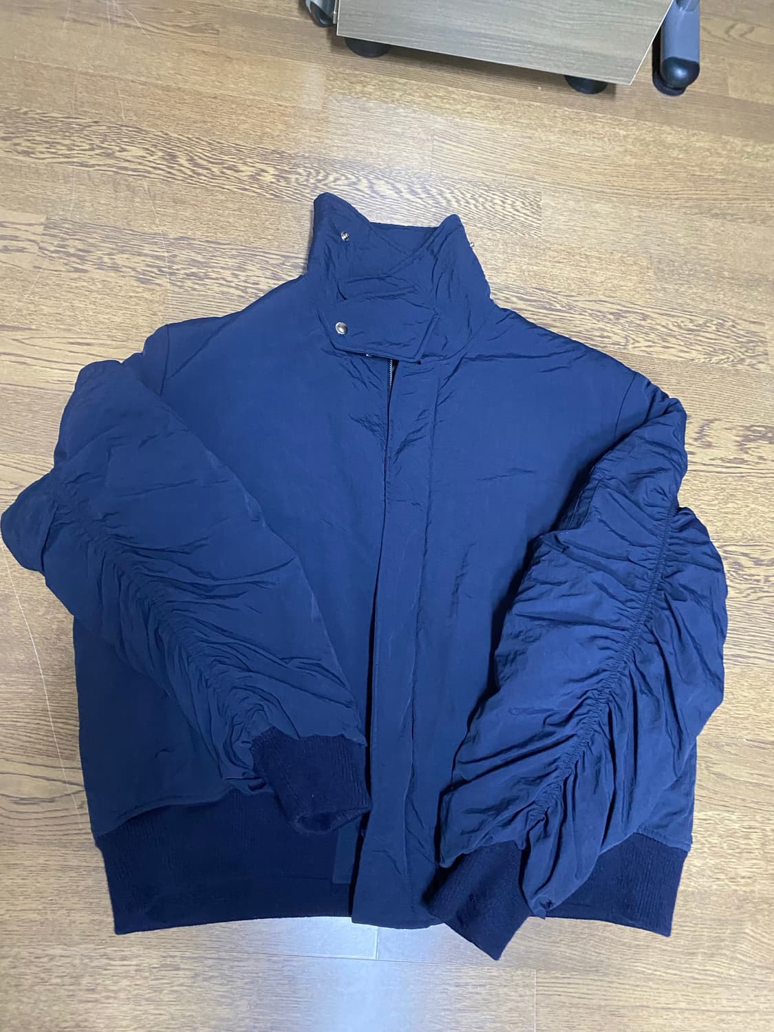 워크샵 베를린 블루종 봄버 하이넥 네이비 os 보세  상품이미지6