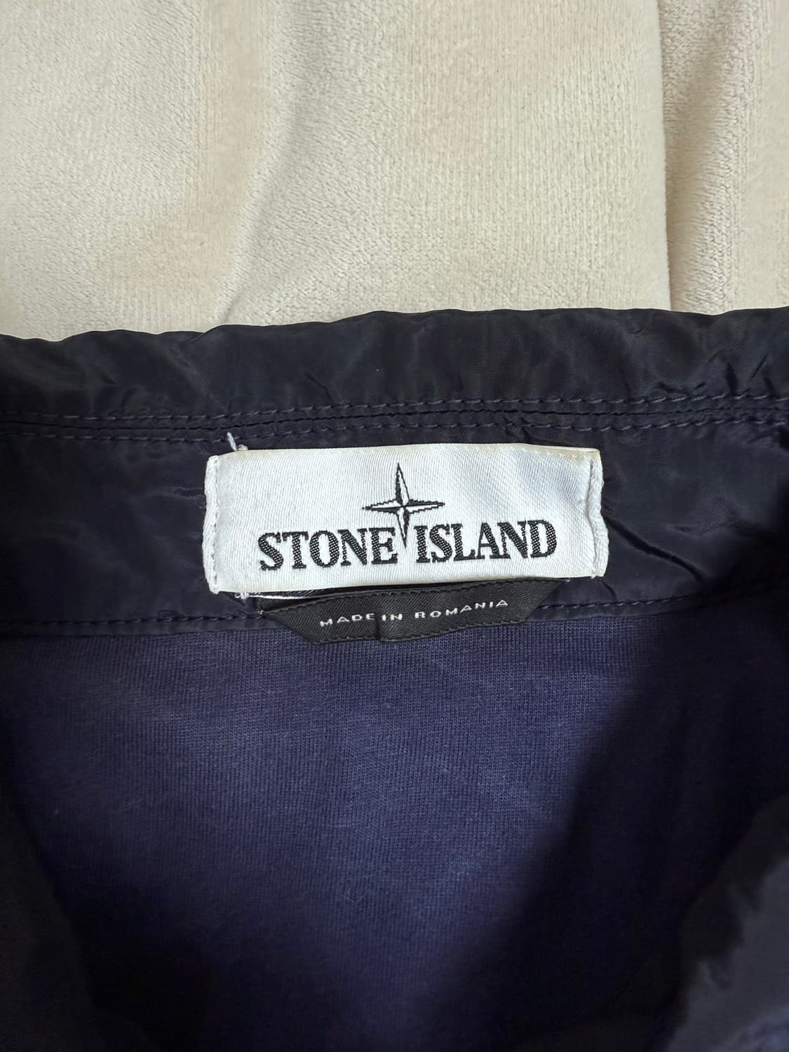 스톤아일랜드 나일론 메탈 오버셔츠 네이비 상품이미지2