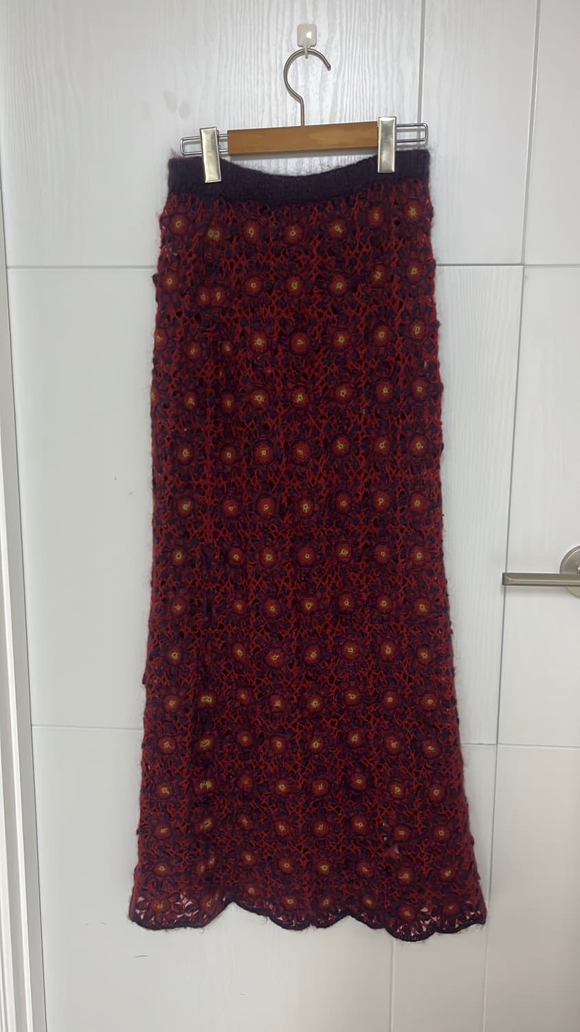 A.O.야츠키오니시 핸드니트 스커트 26,27 상품이미지5