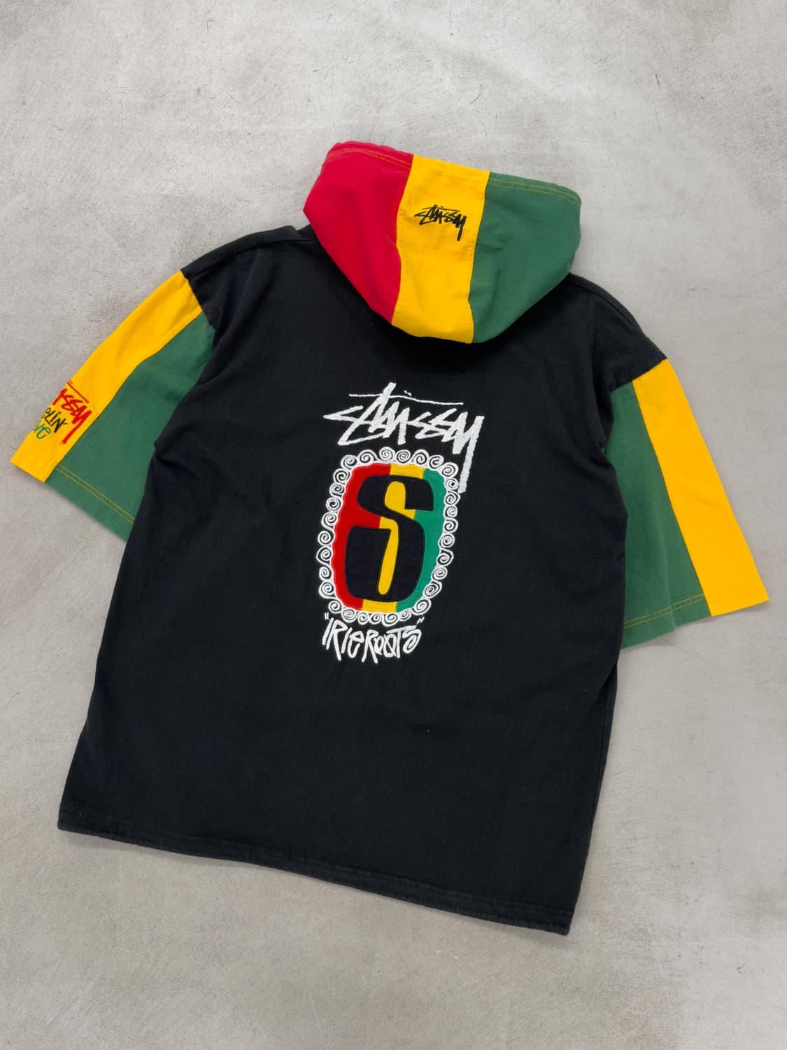 90s 스투시 IRIE ROOTS 후드 티셔츠 상품이미지1