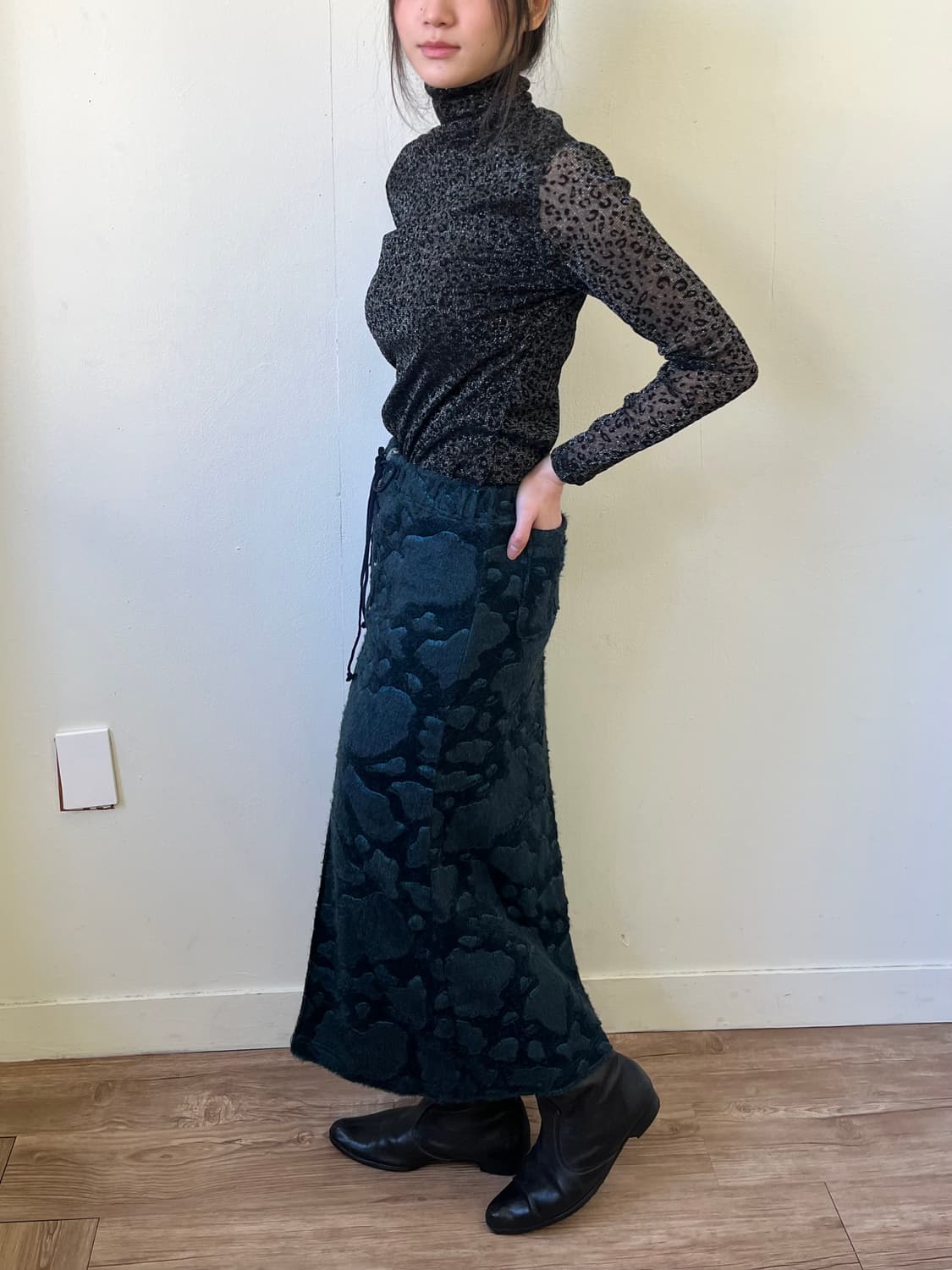 buffer 레오파드 터틀넥 상품이미지5