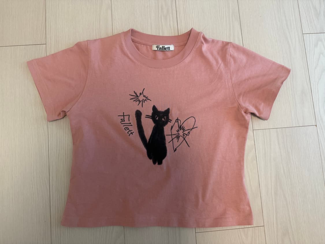 fallett nero crop tee pink 상품이미지2