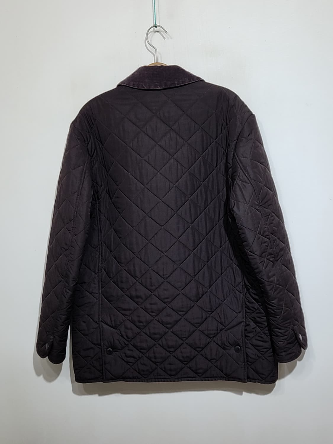 (L) 바버 퀼팅자켓 브라운 기모 누빔점퍼 캐주얼  상품이미지6