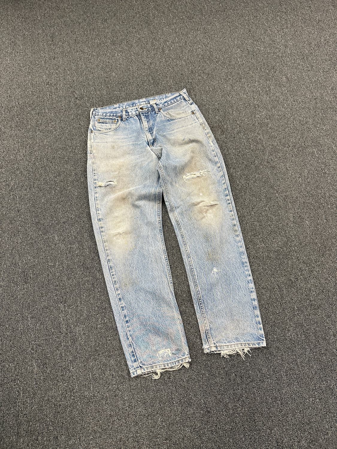 칼하트 USA 빈티지 연청 배기팬츠 데님팬츠 상품이미지6
