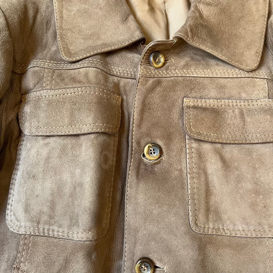 빈티지 스웨이드 자켓W2508 상품이미지4