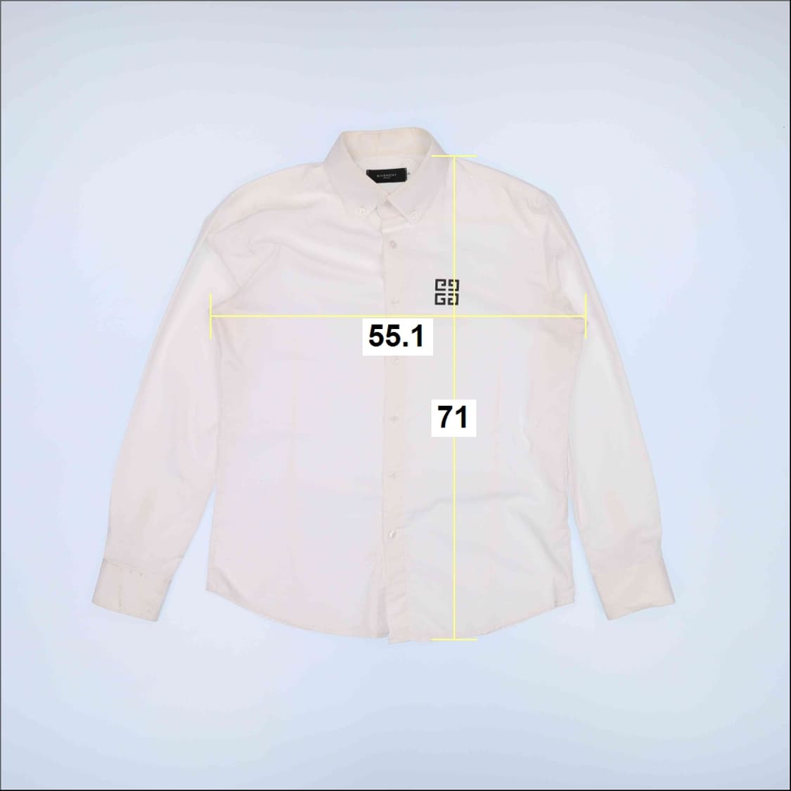 [3] 지방시 스몰로고 화이트 셔츠 남방 0106J 상품이미지5