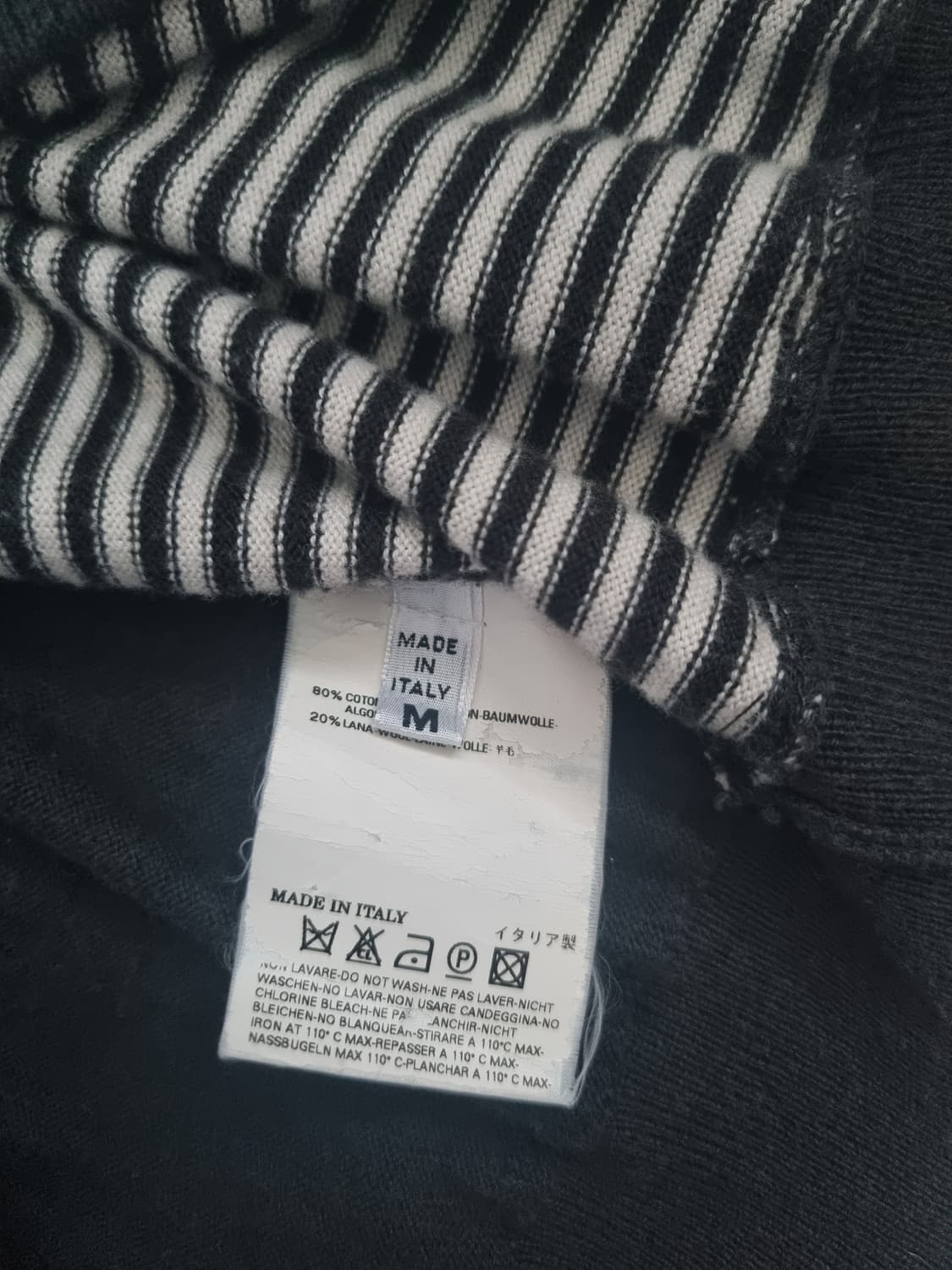 Martin margiela stripe cardigan M 상품이미지4