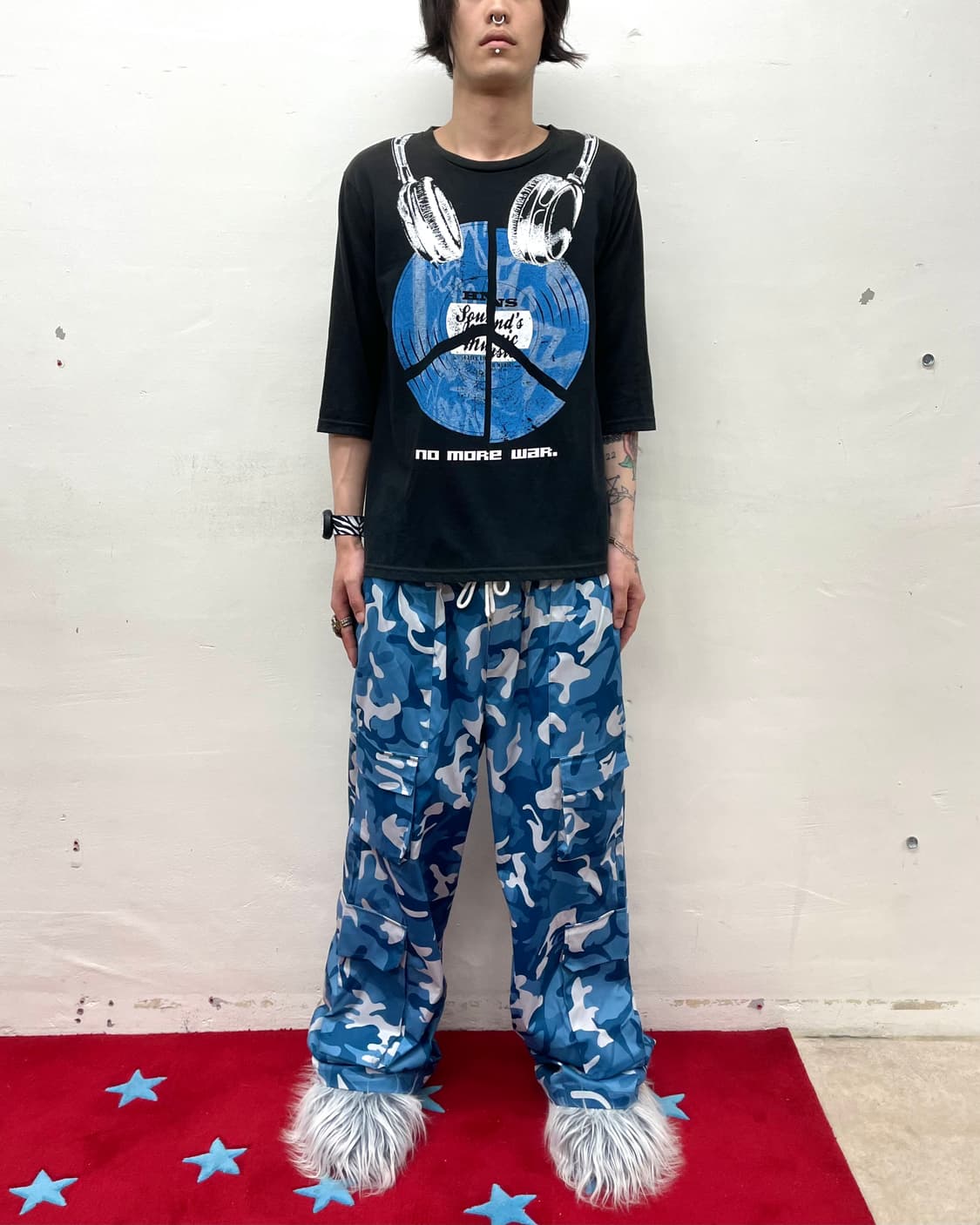 Headset no more war half sleeve 상품이미지3