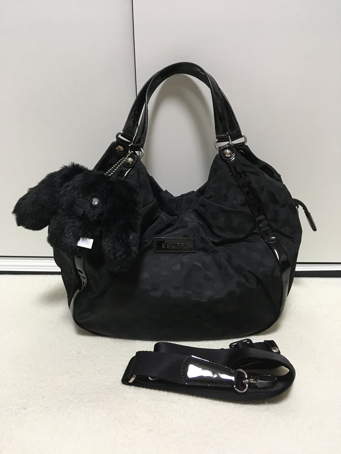 요지야마모토 ysaccs 블랙 도트 2way 백 상품이미지1