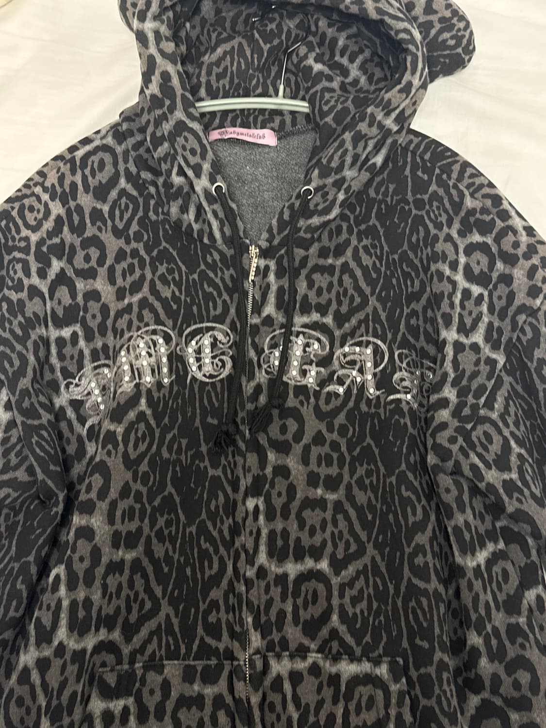베이비메탈클럽 베메클 bear gal hood(black leopard) 상품이미지2