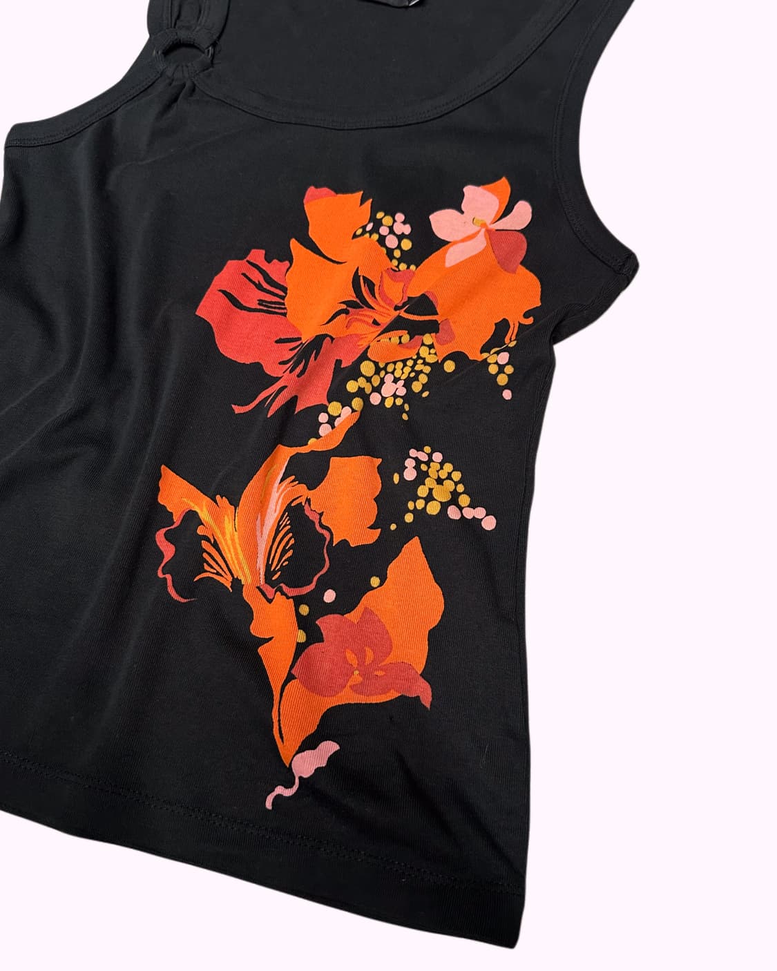 flower printing ring sleeveless 상품이미지3