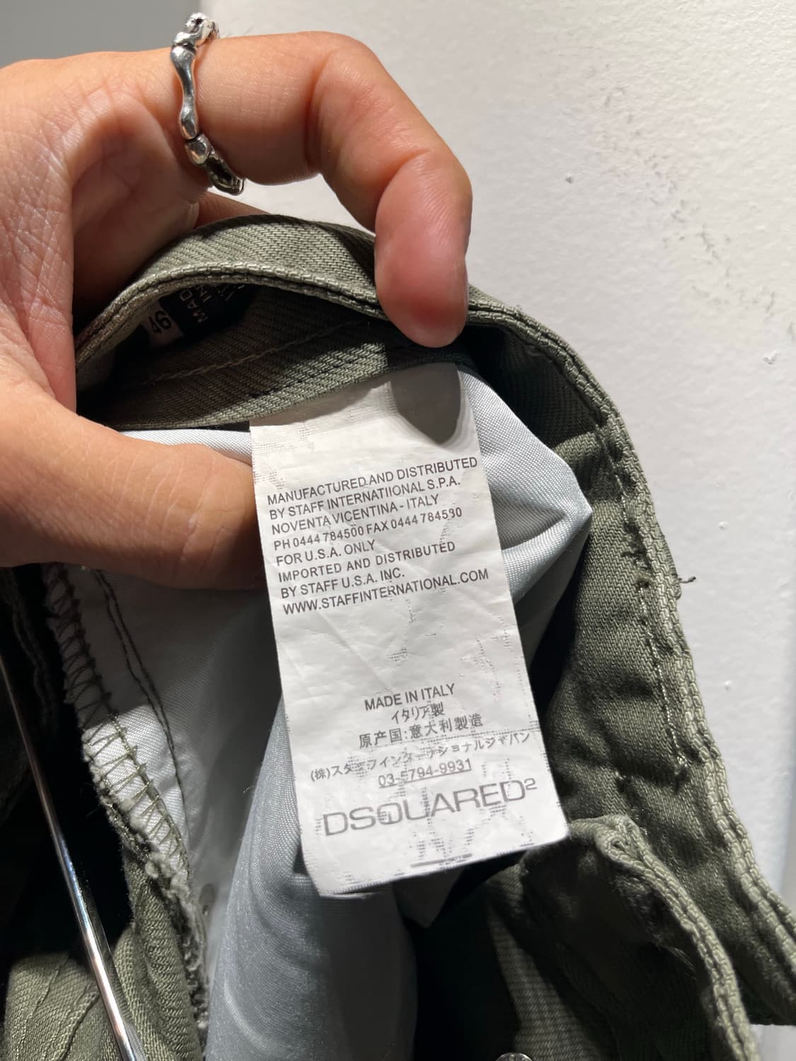 디스퀘어드2 디스트레스드 코튼팬츠 상품이미지7