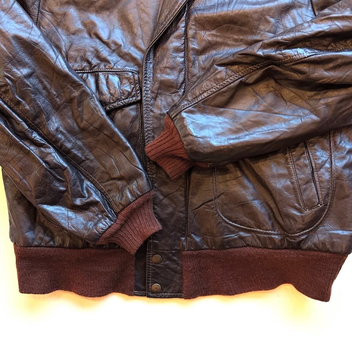 90's U.S.A 가죽 자켓 상품이미지5