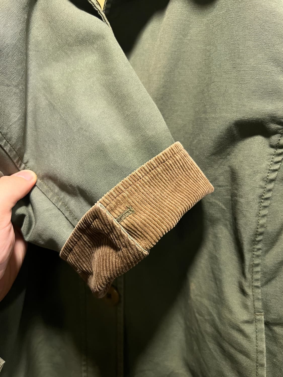 [XL]L.L.Bean 엘엘빈 올리브그린 퀼팅 헌팅 자켓 상품이미지6