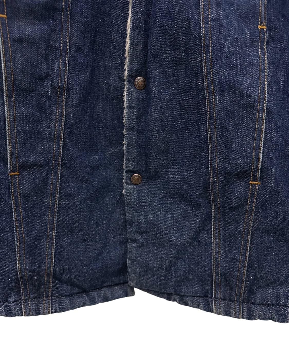 70s 리바이스 쉐르파 데님 청자켓 (42,XL) 상품이미지5