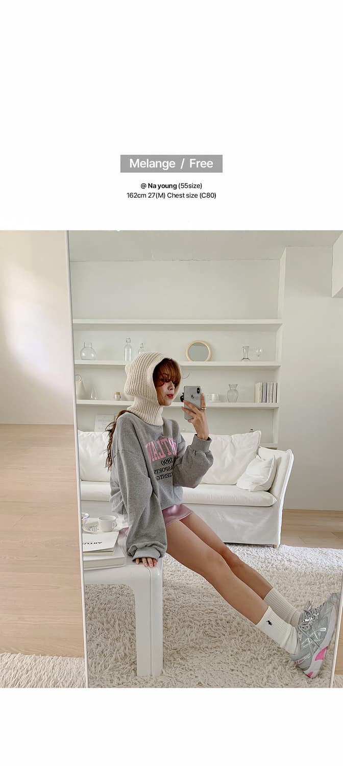 -ˋˏ포틀랜드 멜란지 회색 맨투맨ˎˊ- 상품이미지3