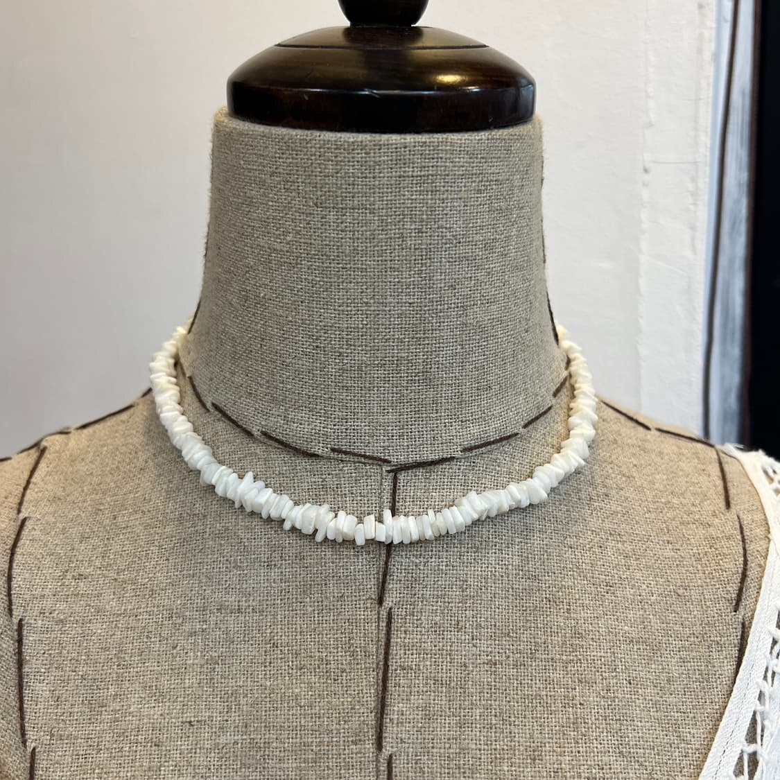 빈티지 천연 푸카 쉘 목걸이 & 팔찌 상품이미지4