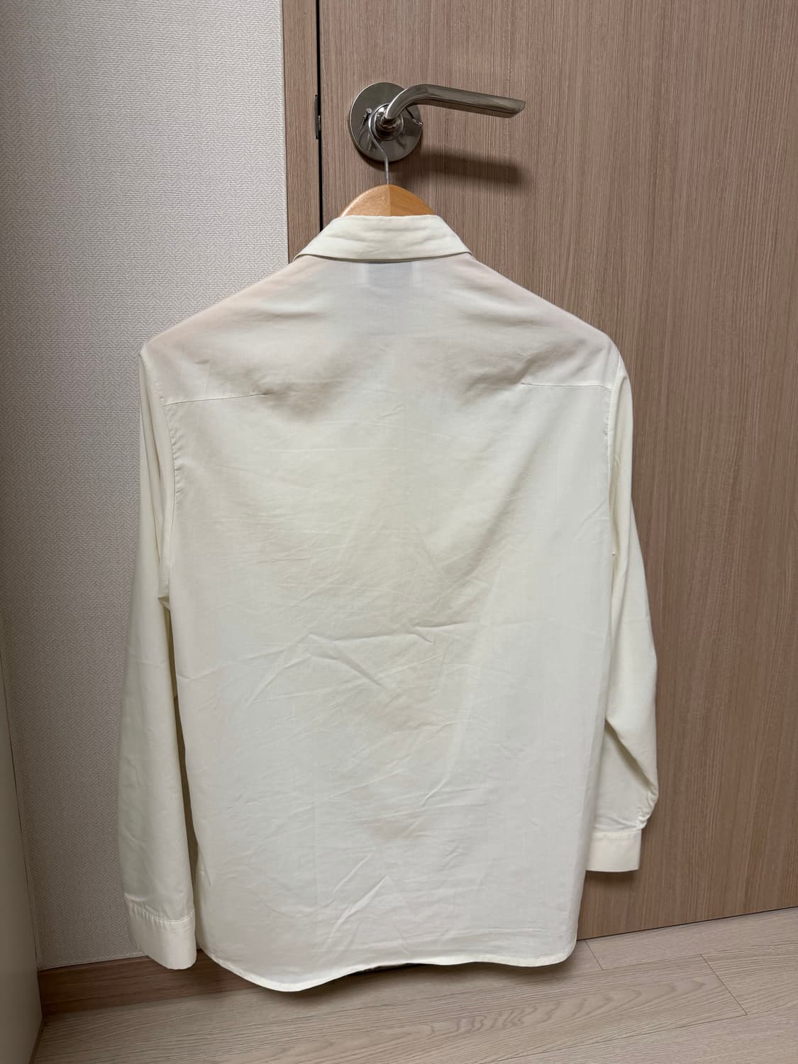 포스트 아카이브 팩션 7.0 Center 셔츠 아이보리 상품이미지5