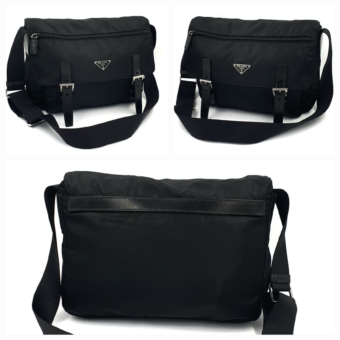프라다 나일론 투버클 메신저백 크로스백 숄더백 상품이미지2