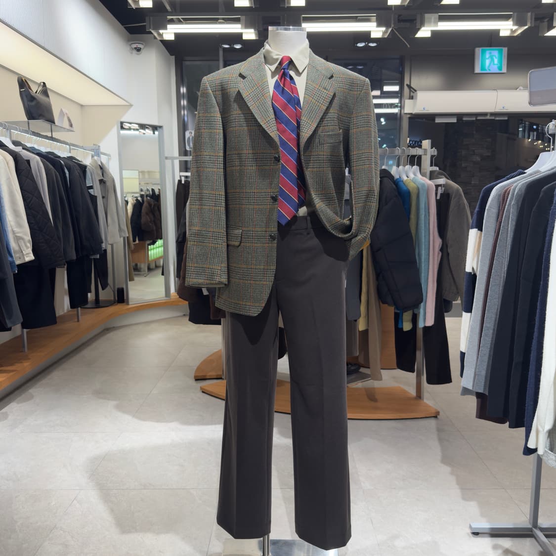 Kennedy & McSharr 체크 트위드 자켓 상품이미지1