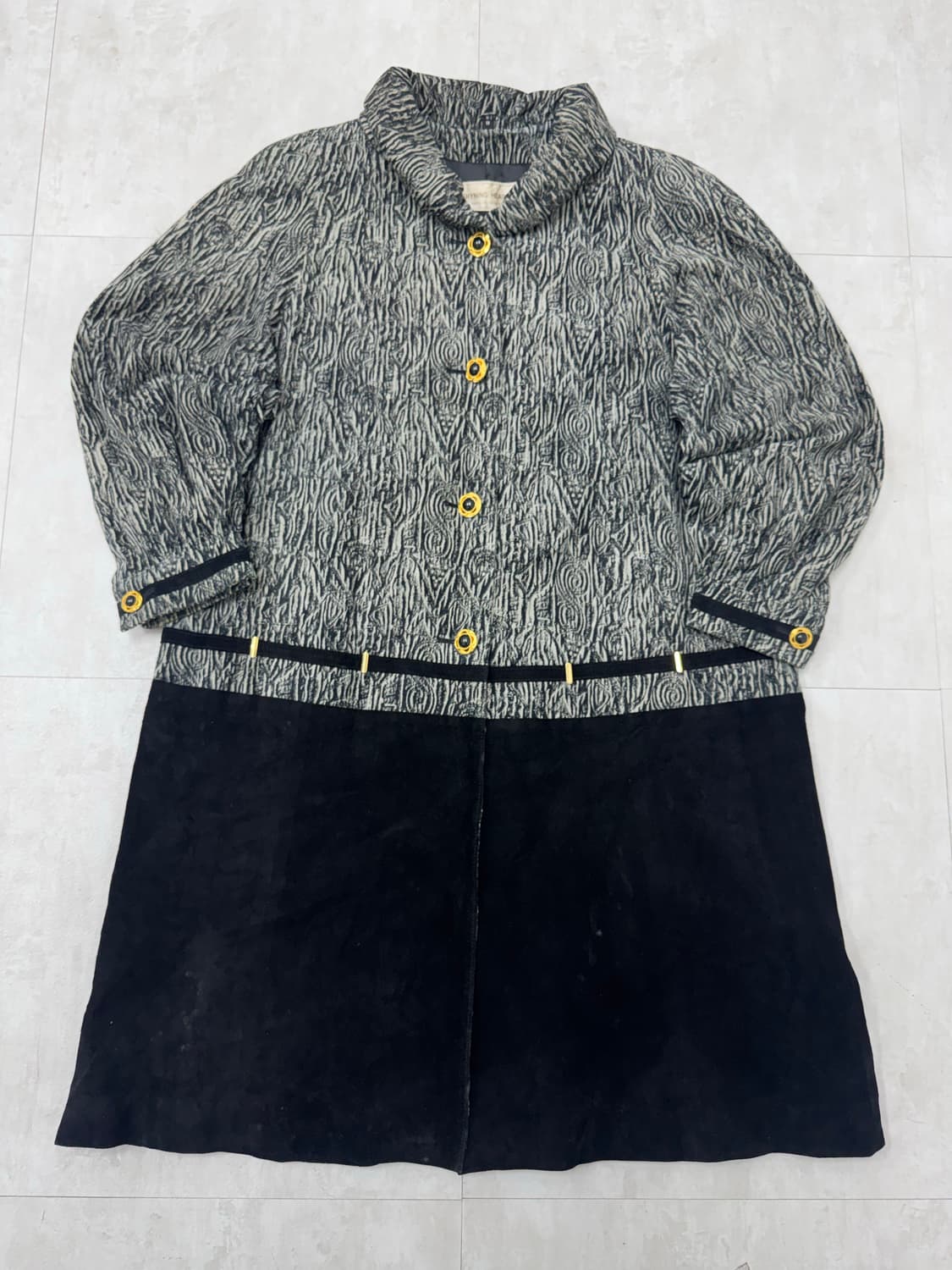 •Japanese Vintage 90s 일본 빈티지 패턴 코트 상품이미지1