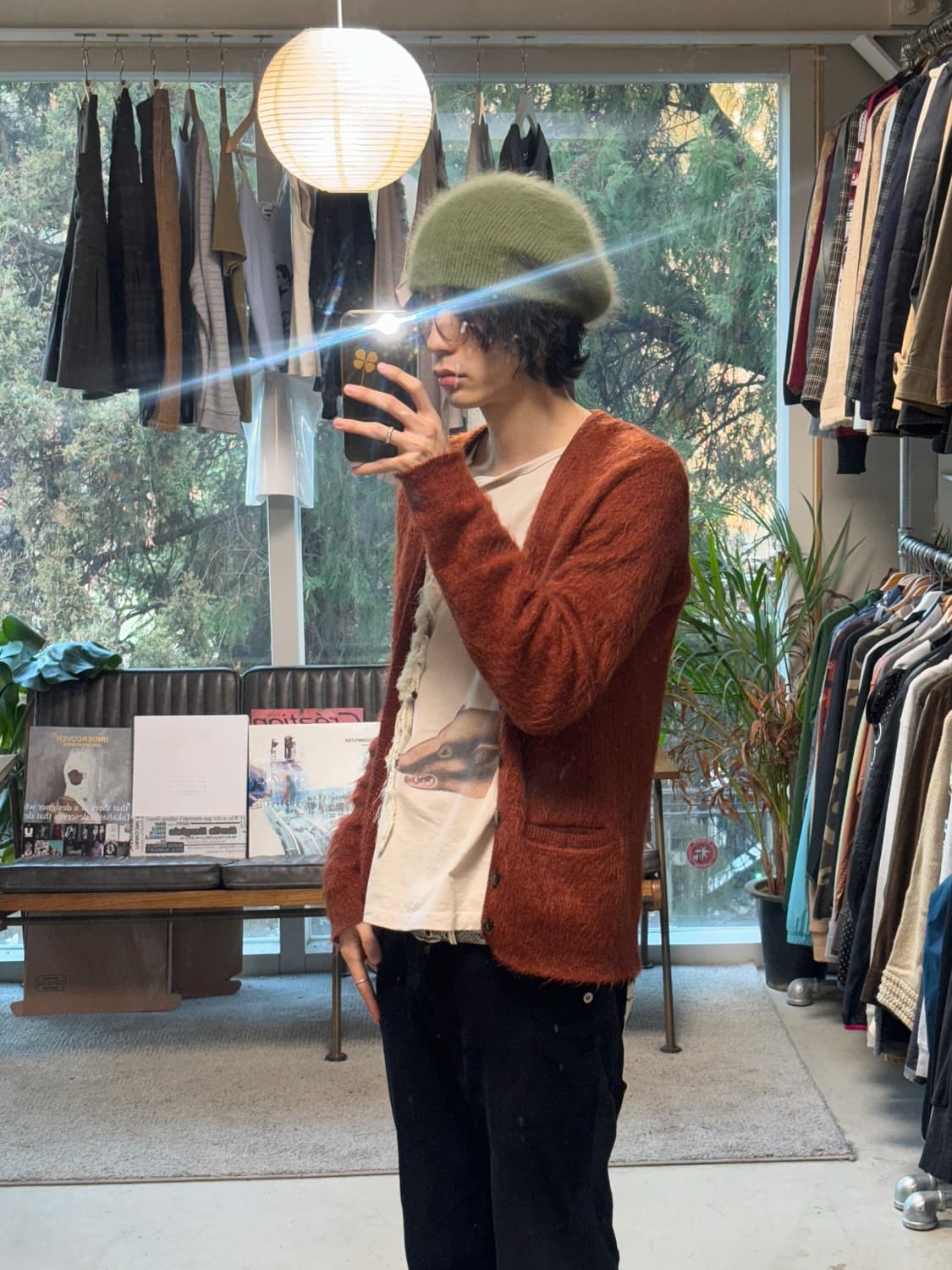 빈티지 앙고라 비니 상품이미지3