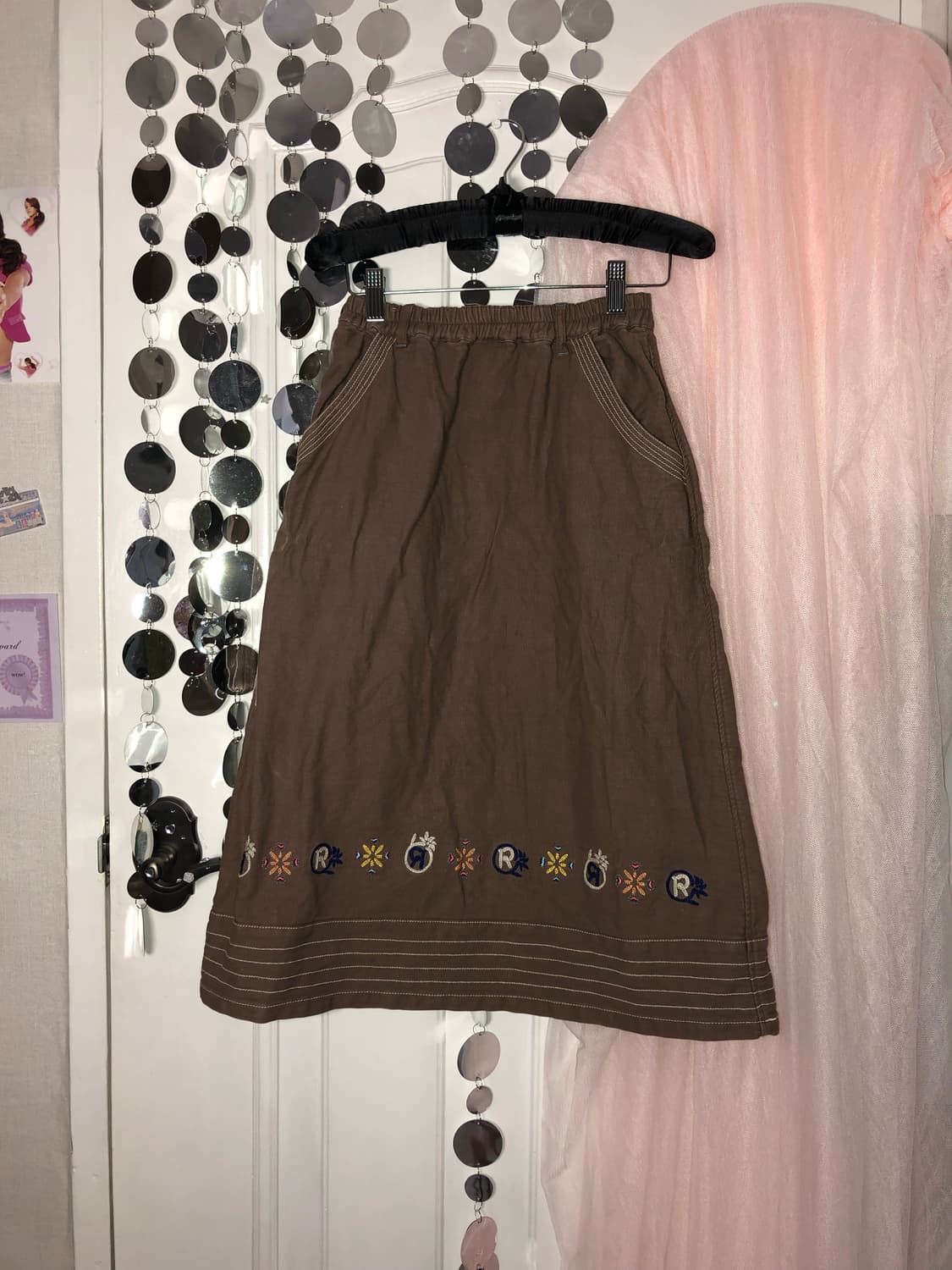 Brown mori midi sk 상품이미지1