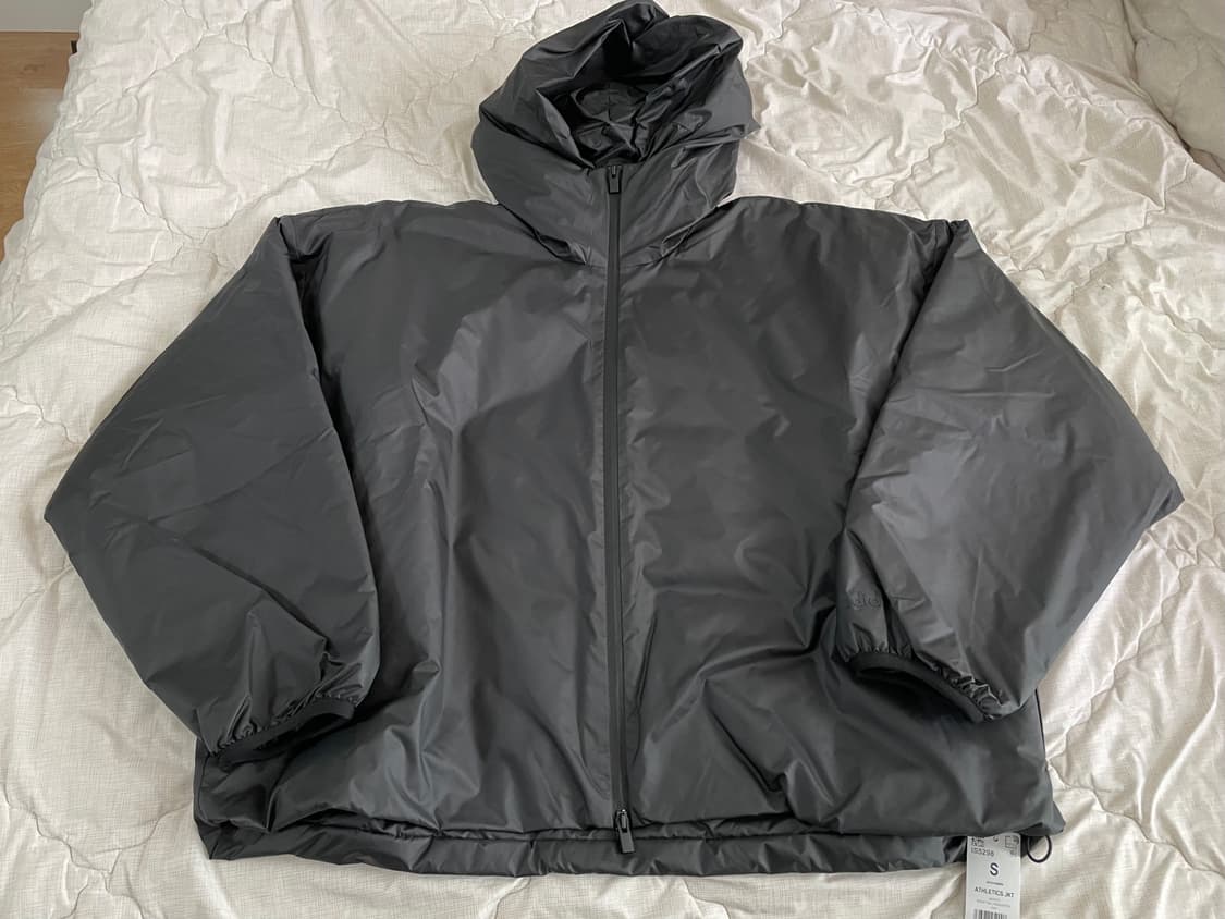 피어오브갓 아디다스 애슬레틱 푸퍼 자켓 블랙 상품이미지6