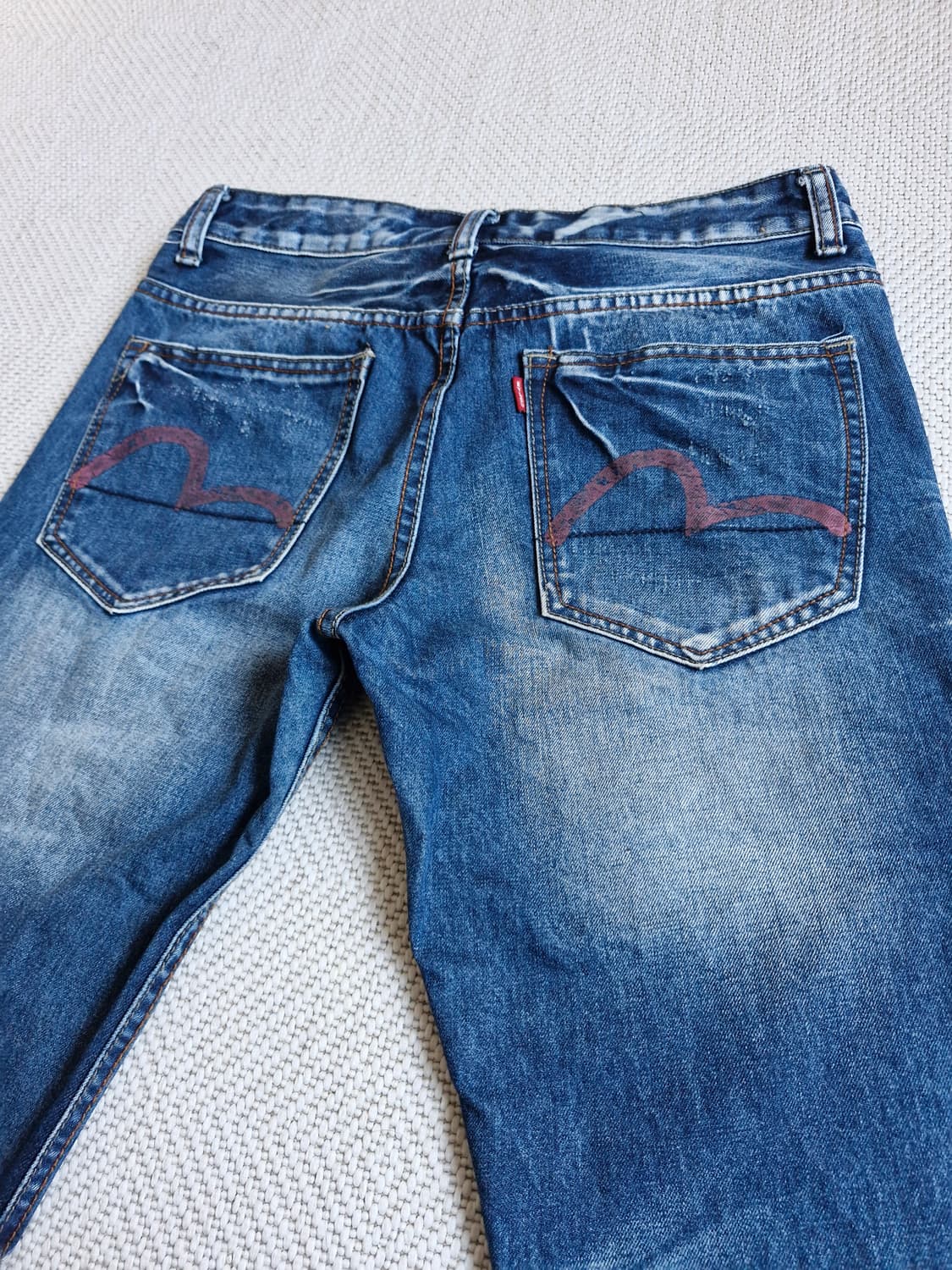 에비수 빈티지 워싱 데님팬츠 31 상품이미지5