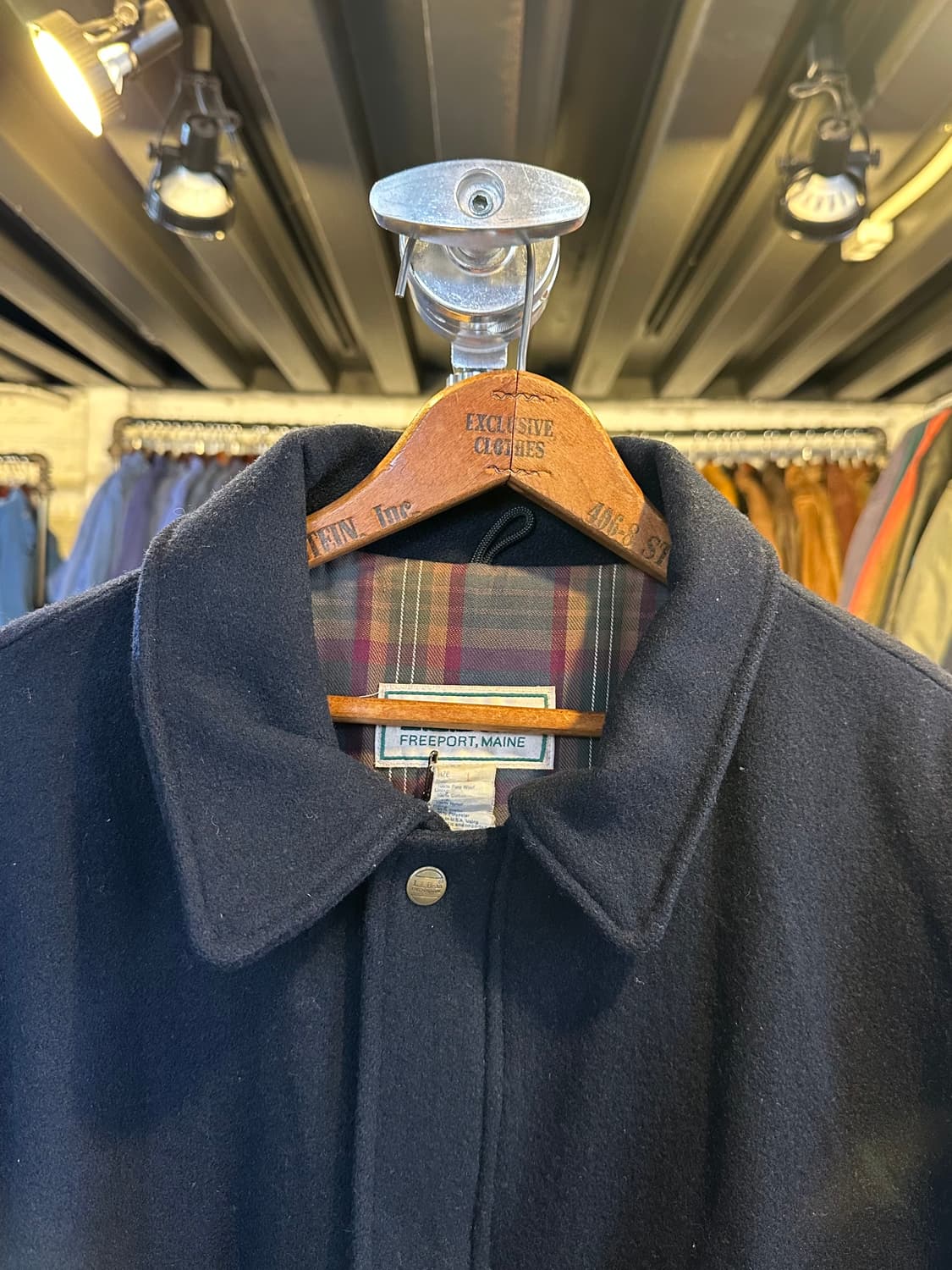 80-90 엘엘빈 헤비 퓨어 울 자켓 made in usa 상품이미지3