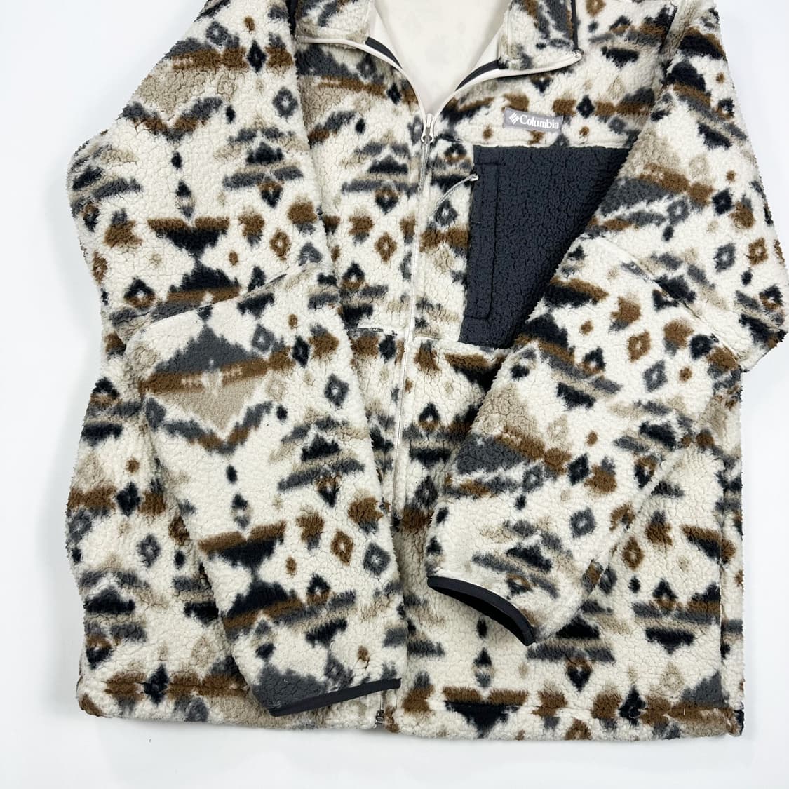 컬럼비아 마운틴 인디언 패턴 후리스 자켓 (XL) 상품이미지3