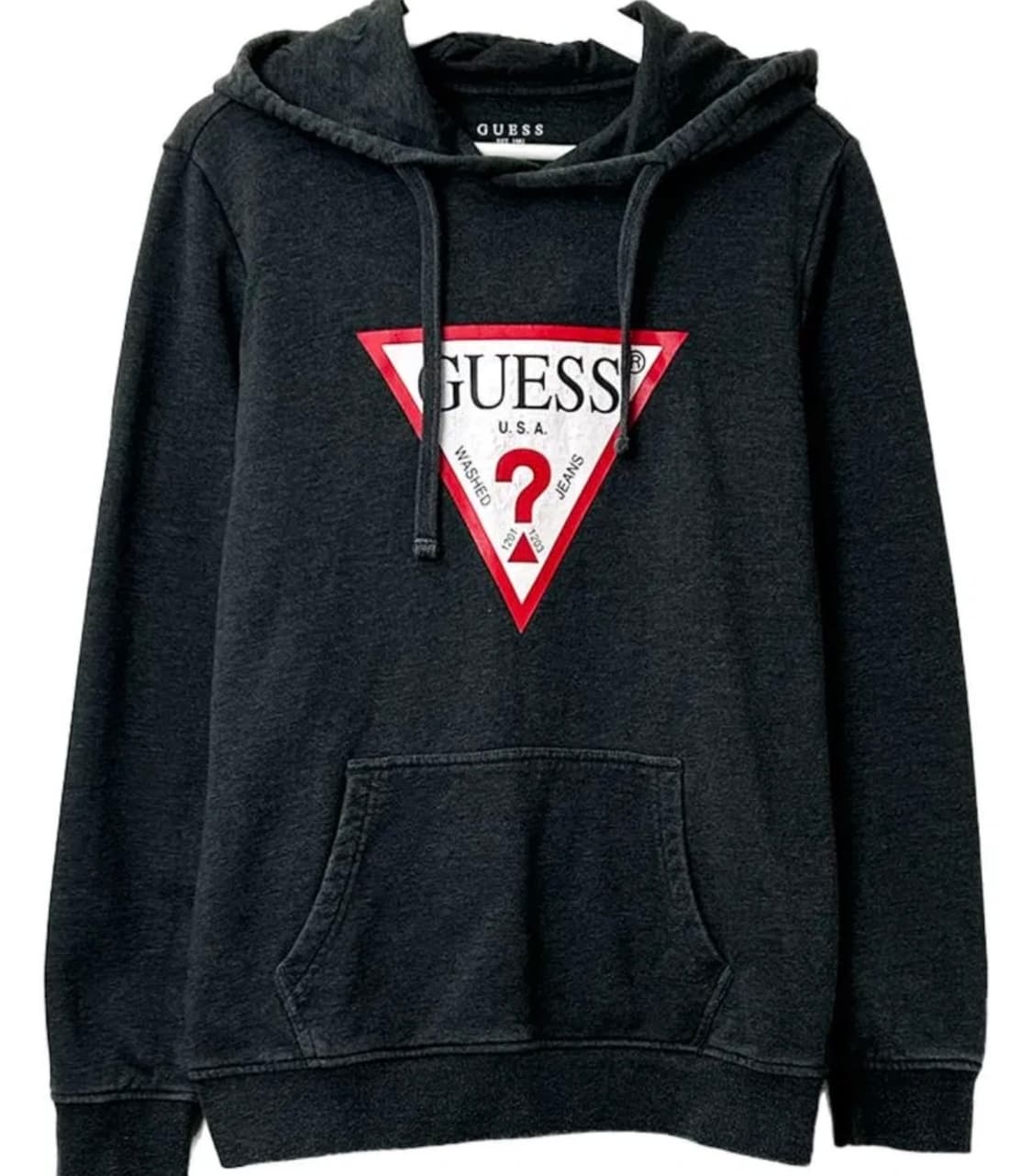 게스 Guess 올드스쿨 로고 후드티 M 상품이미지1