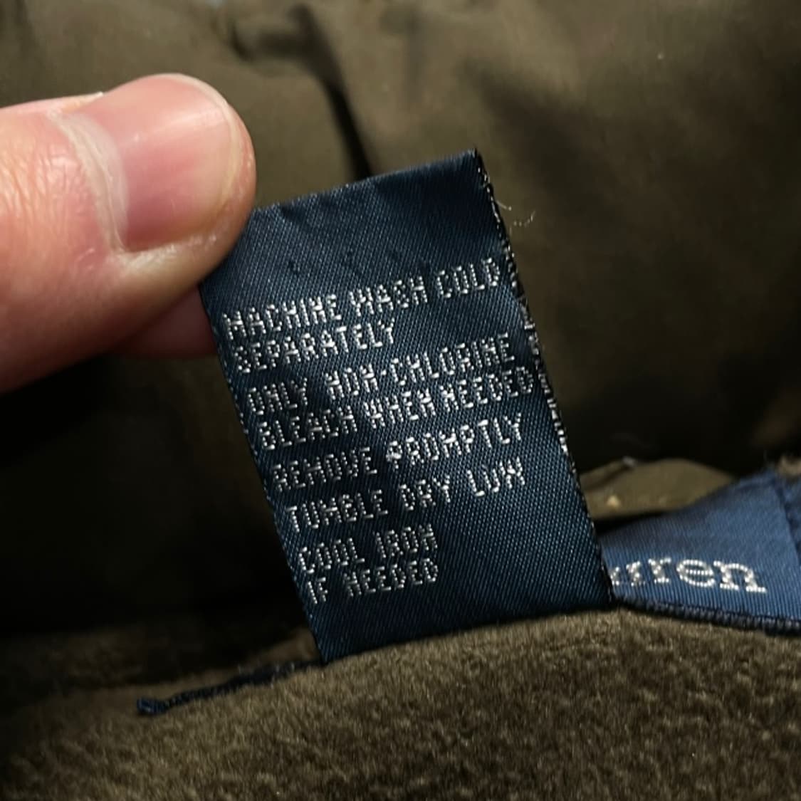 105 폴로 기모 나일론 페리 자켓  상품이미지4