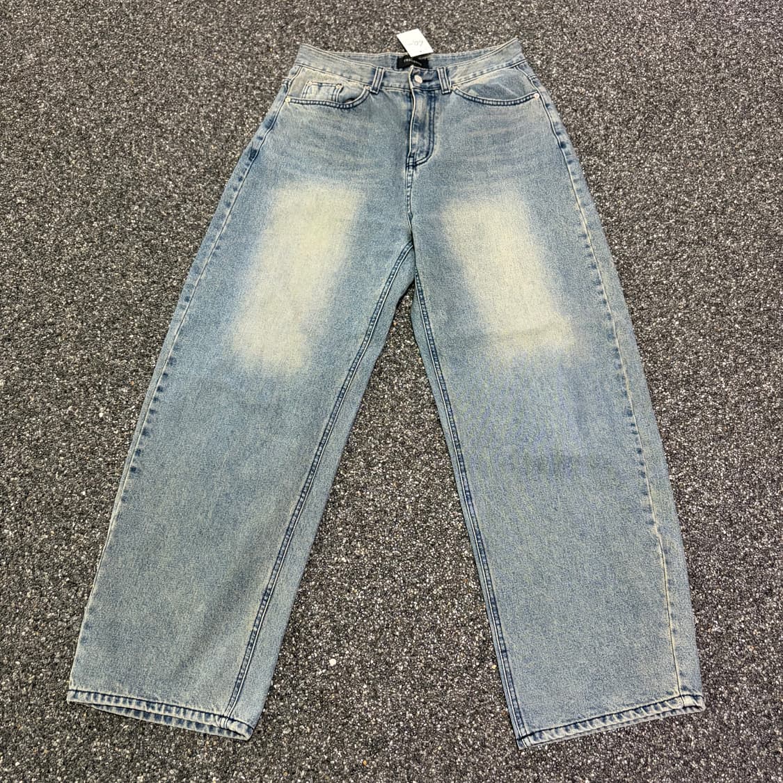 더크로스 워싱 와이드 데님 팬츠 B4098 상품이미지3