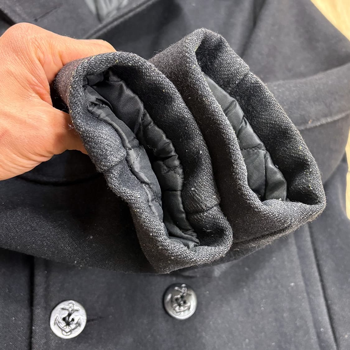 SCHOTT NYC 740N 피코트 네이비 38사이즈(100) 상품이미지6