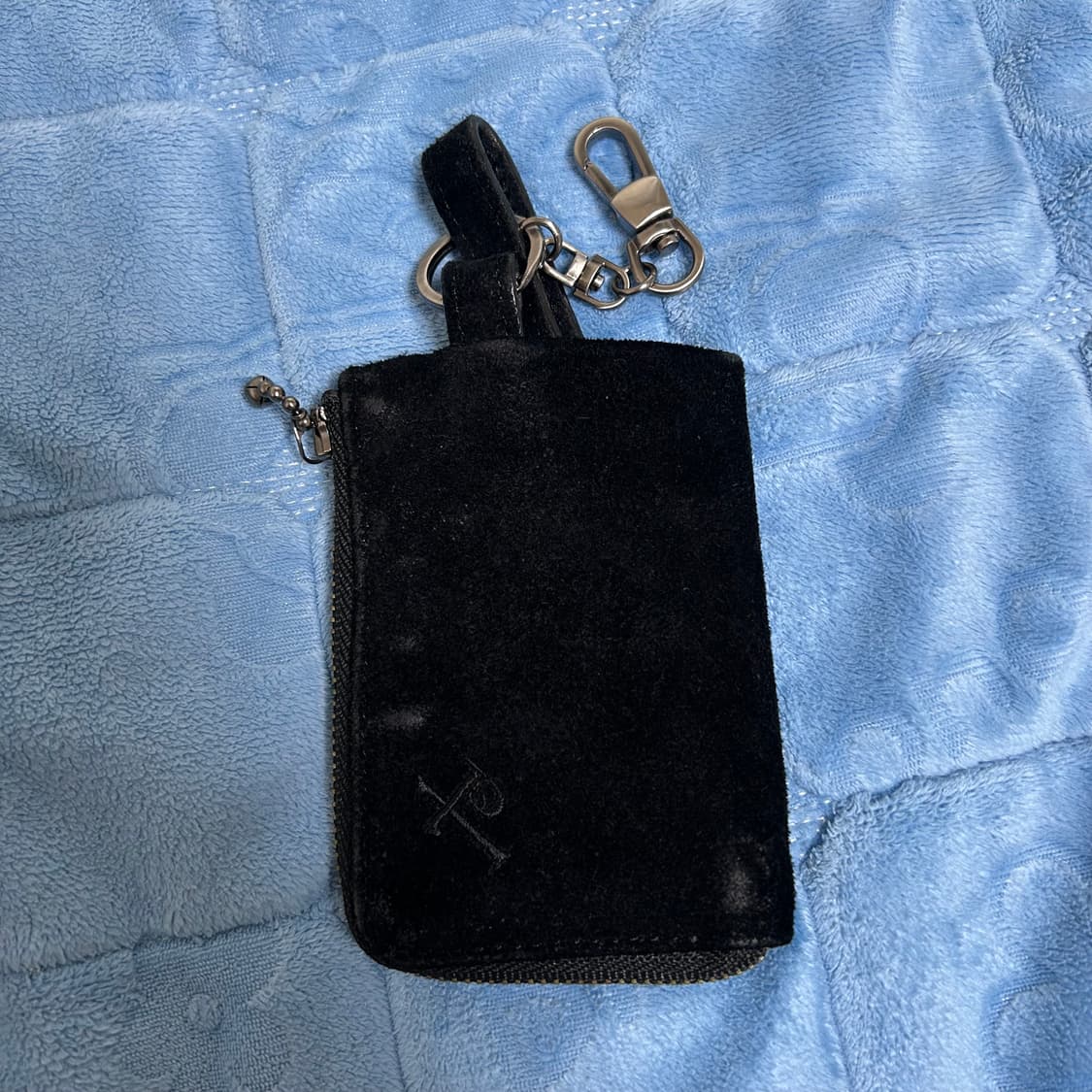 (OS) 폴리테루 아가일 카드 지갑 월렛 블랙 상품이미지3