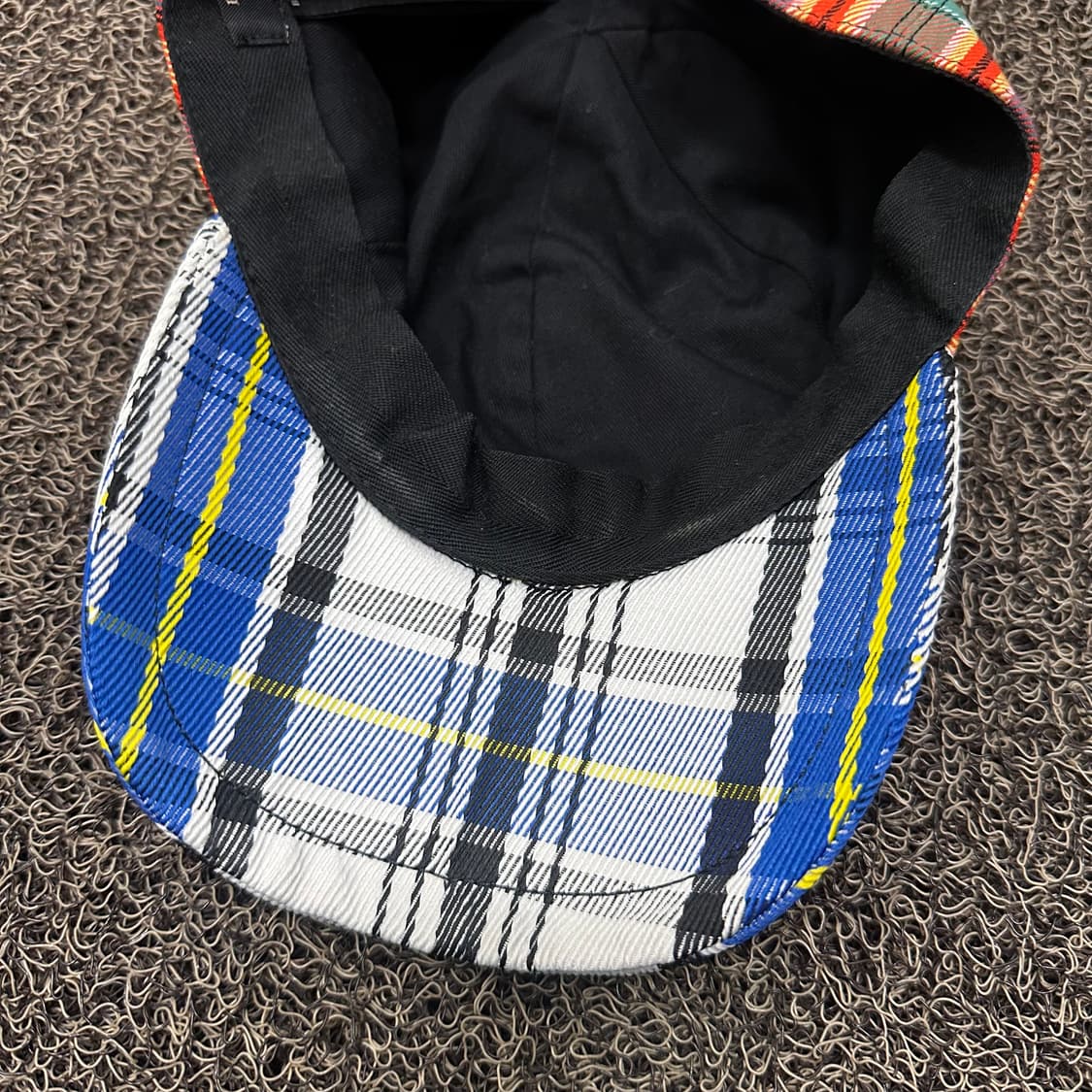 버버리 하우스 체크 패티워크 볼캡 모자 상품이미지4