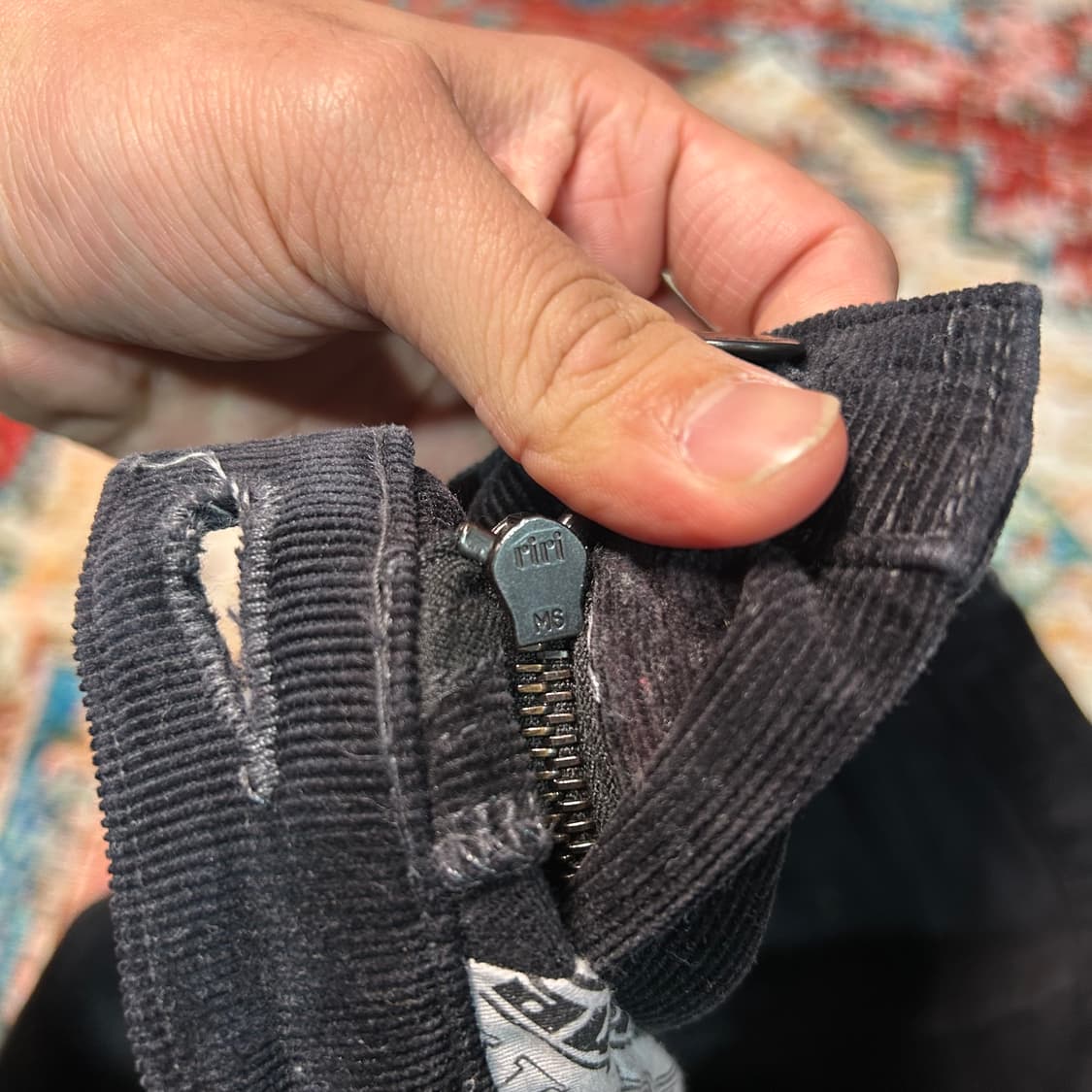 [33] 넘버나인 06AW 느와르(Noir) 코듀로이 지퍼 팬츠 상품이미지9