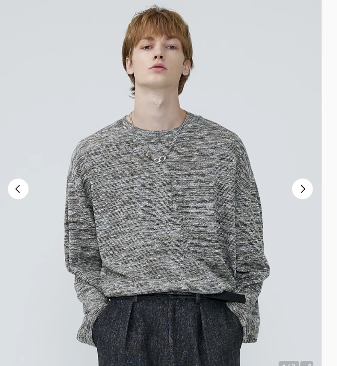 마틴플랜 / 그런지 니트 티셔츠 3개 일괄 / L xl  상품이미지2