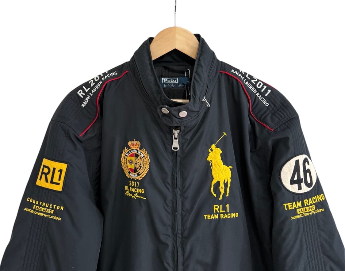 폴로 랄프 로렌 빅포니 에스파냐 RL1 레이싱팀 봄버 자켓 상품이미지3