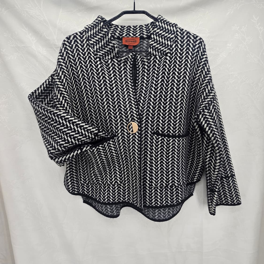 MOSIQINA 헤링본 패턴 울 자켓 상품이미지9