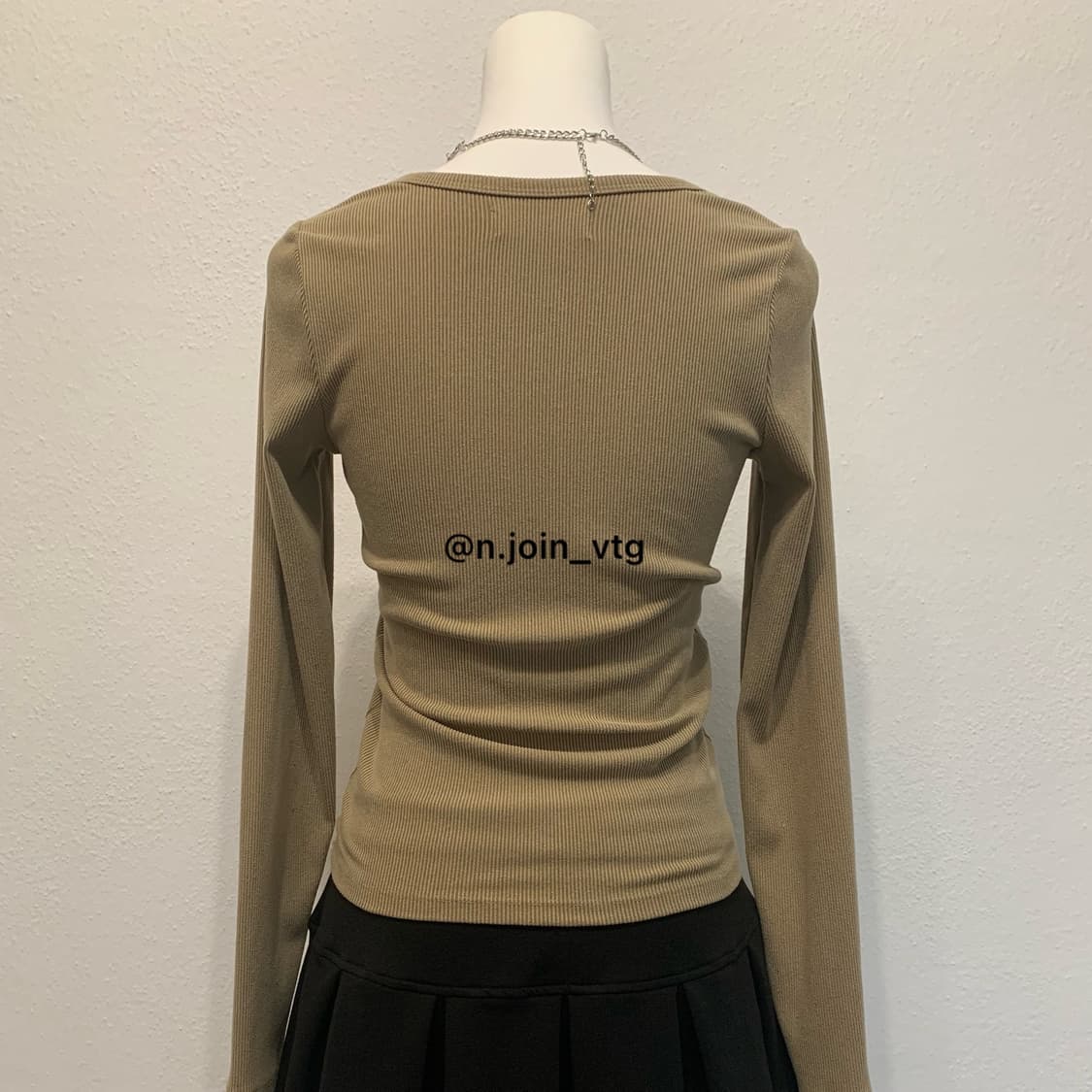 홀리스터 브라운 롱슬리브 아베크롬비 상품이미지3