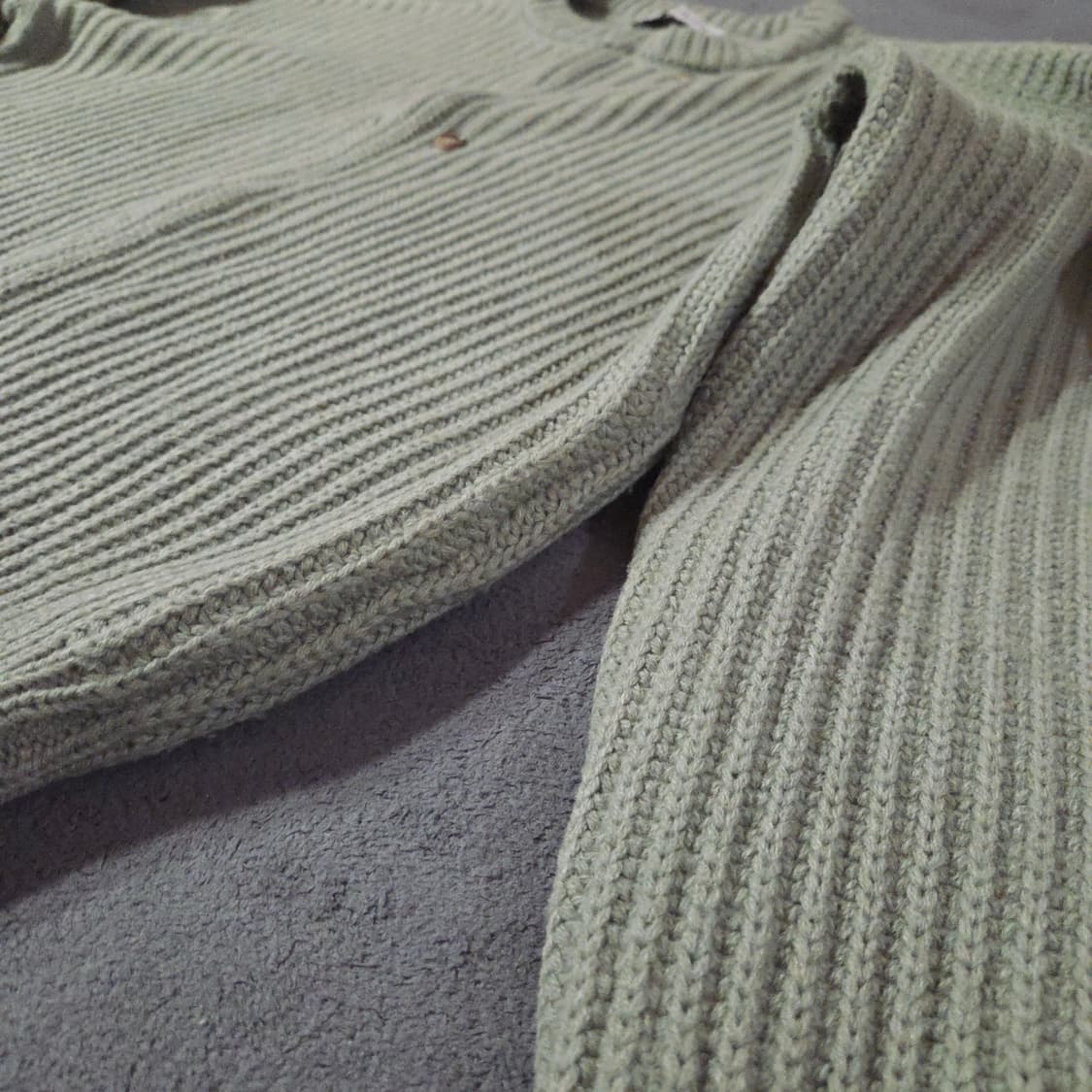 아워레가시 집업 랩 가디건 리파인드그린 쿼티디안 울 50 상품이미지8