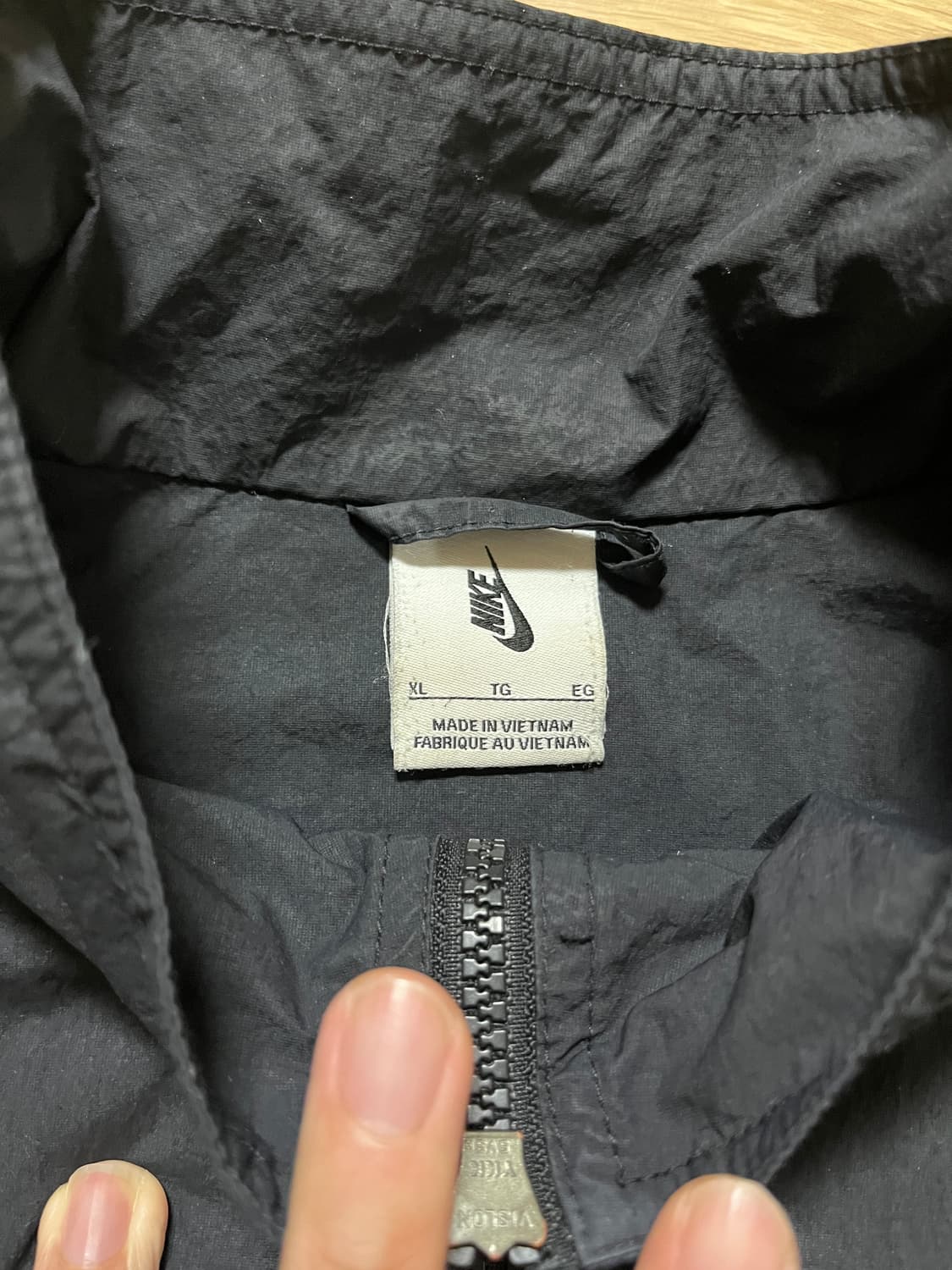 [NRG] 나이키 솔로 스우시 우븐 트랙 자켓 - Black  xl 상품이미지5