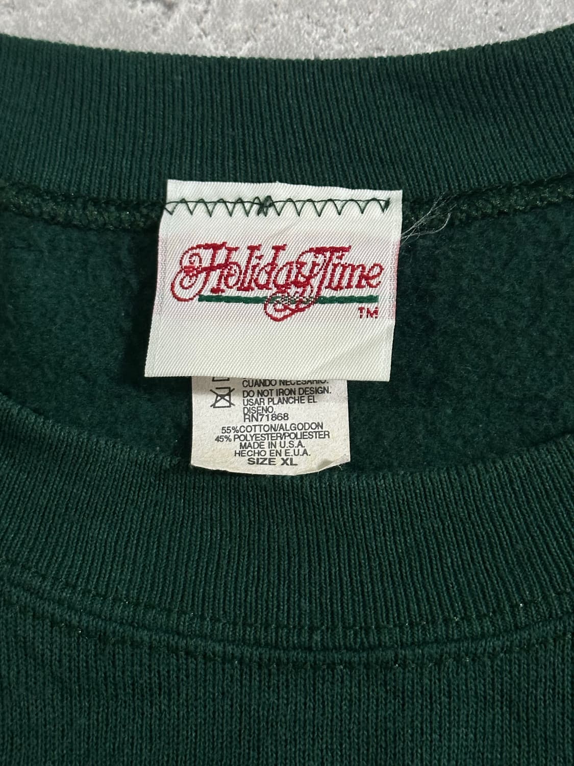 90s usa 산타 베어 그래픽 맨투맨 상품이미지4