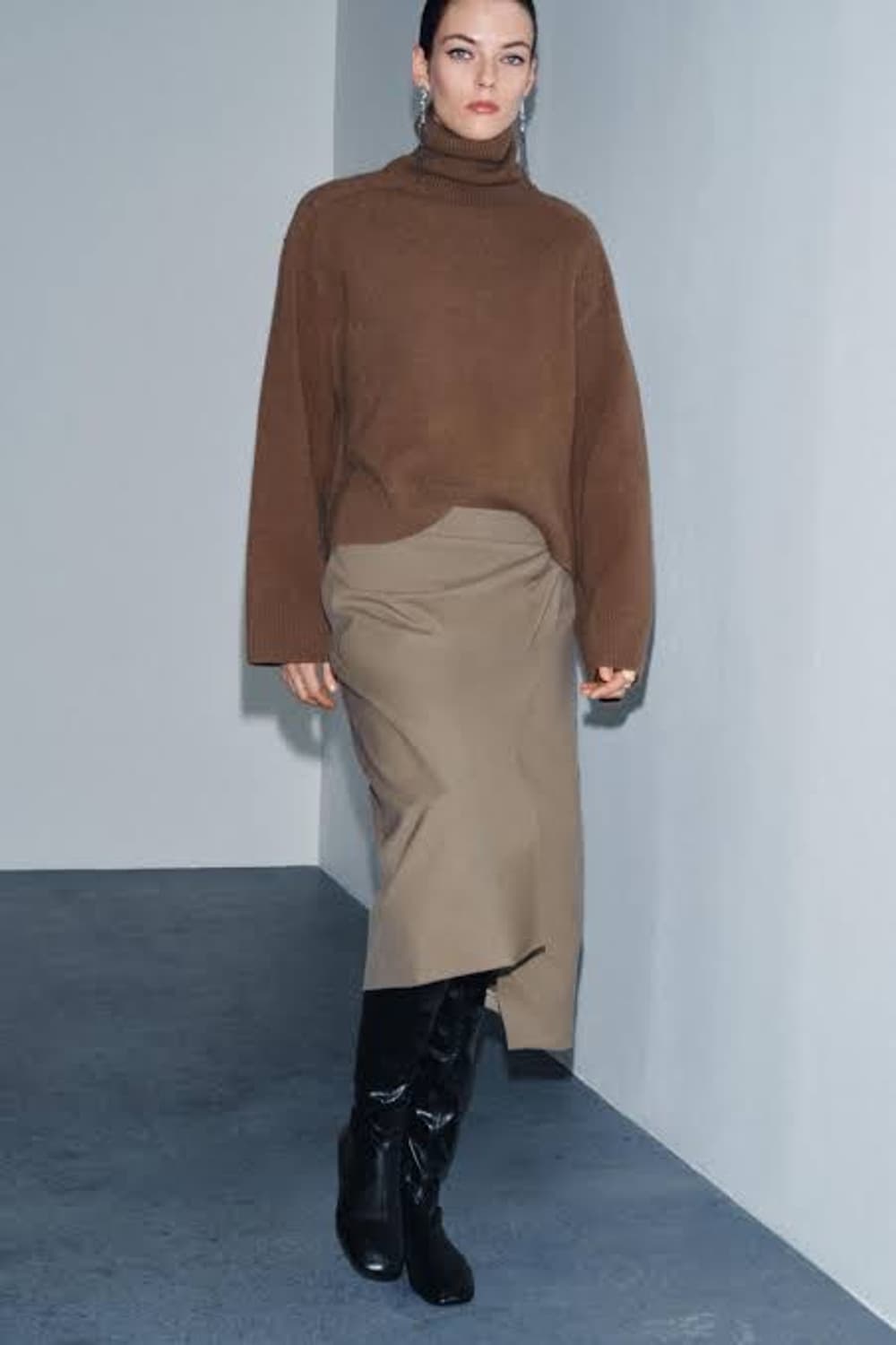 자라 미디스커트 새상품 상품이미지2